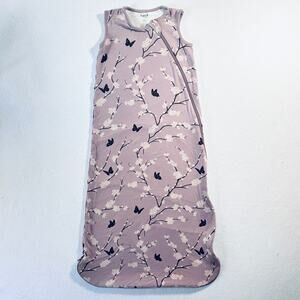 Kyte Baby Sleep Bag .5 TOG Large Bamboo Blanket Cherry Blossom Lavendar 18-24M